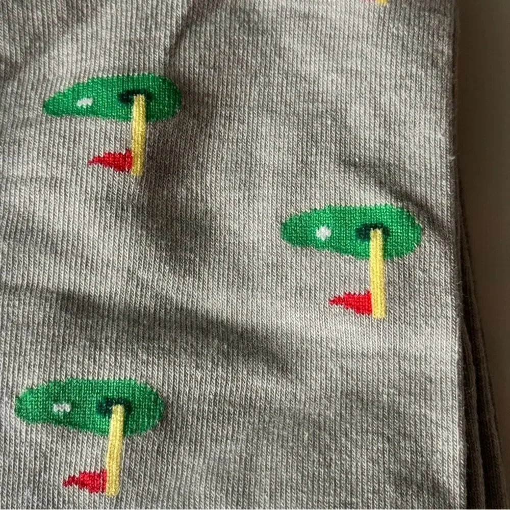 J.Crew Women’s Preppy Sporty Athletic Golf Graphic Crew Style Socks Sz OS